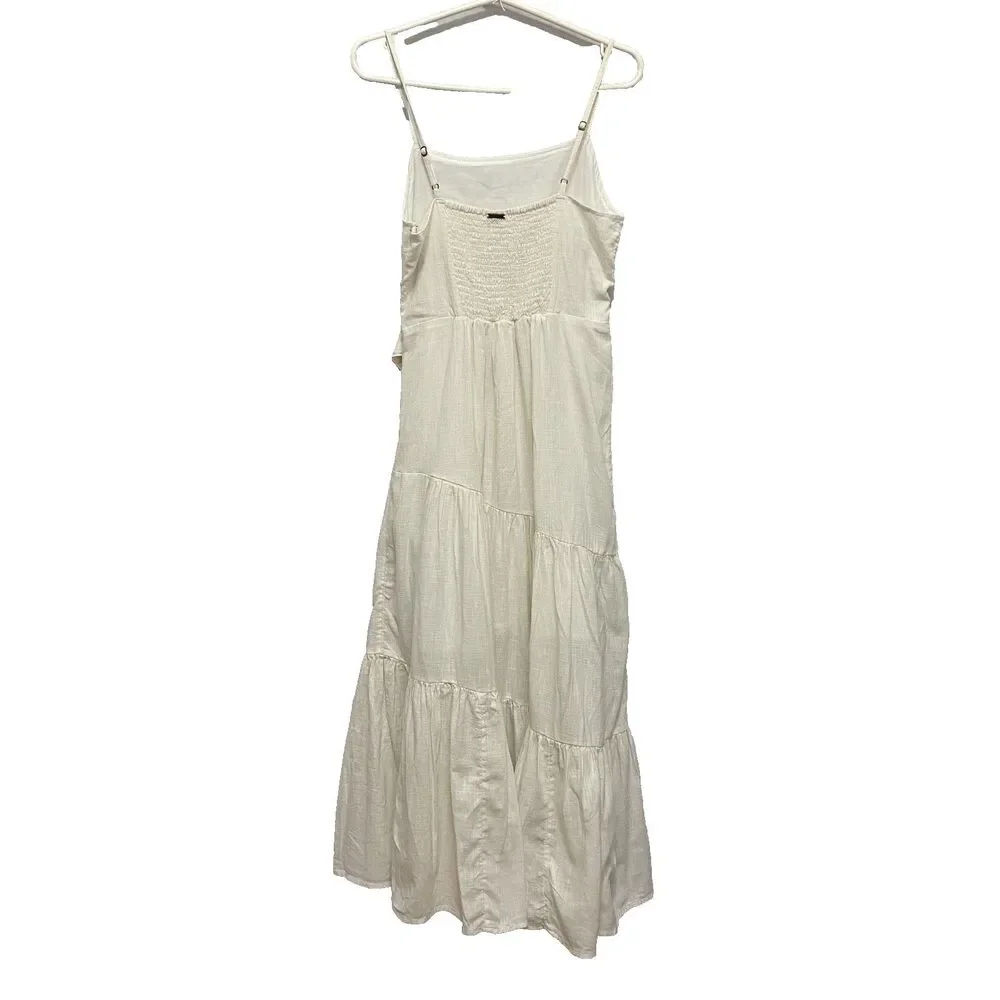 Billabong Island Spirit Women’s Maxi Dress Organic Cotton Size L - Picture 8 of 16